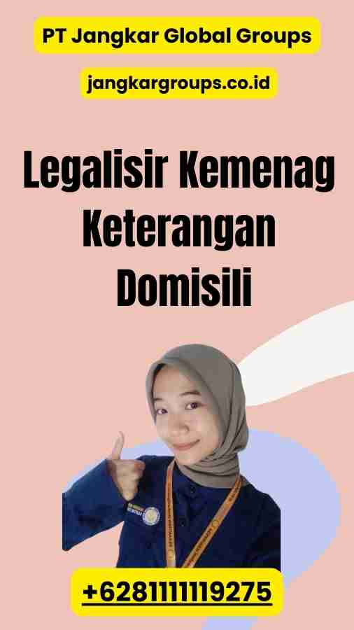 Legalisir Kemenag Keterangan Domisili