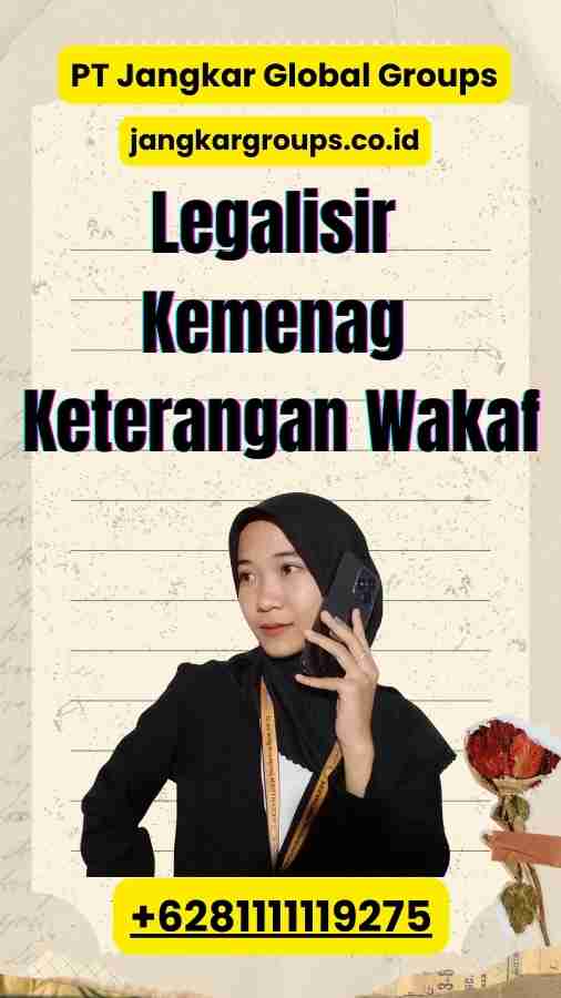 Legalisir Kemenag Keterangan Wakaf