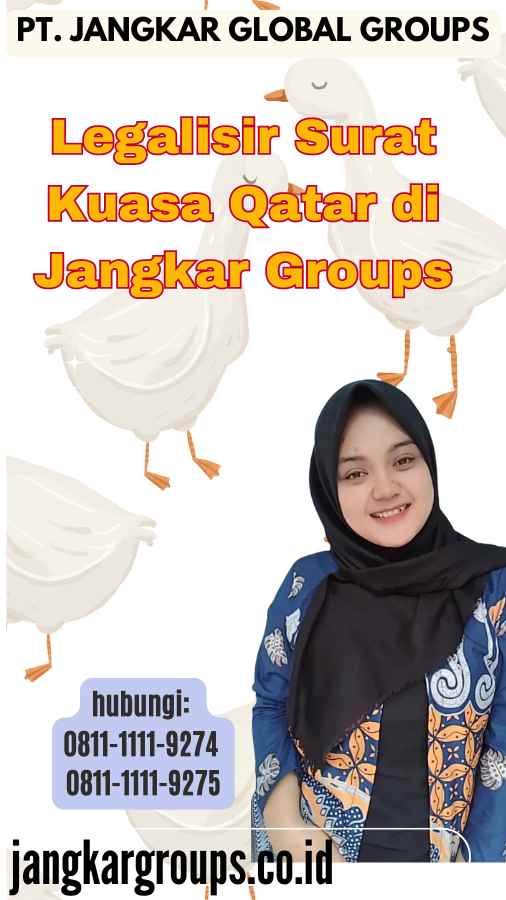 Legalisir Surat Kuasa Qatar di Jangkar Groups