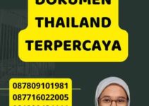 Legalisir dokumen Thailand Terpercaya