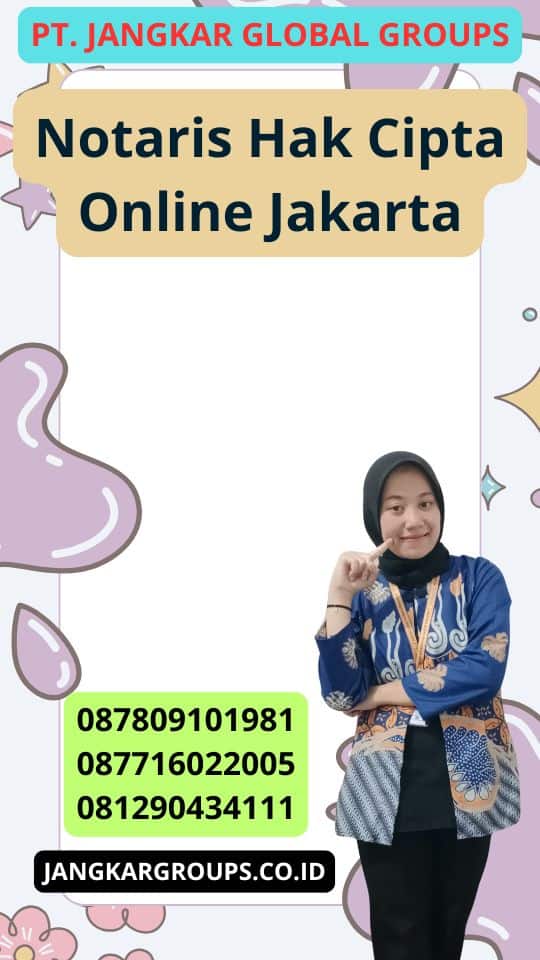 Notaris Hak Cipta Online Jakarta