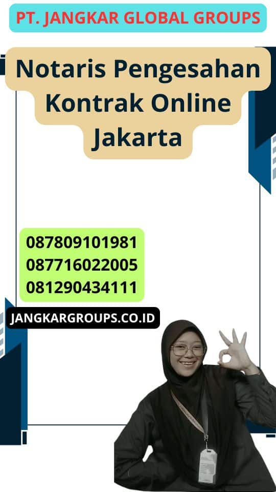 Notaris Pengesahan Kontrak Online Jakarta