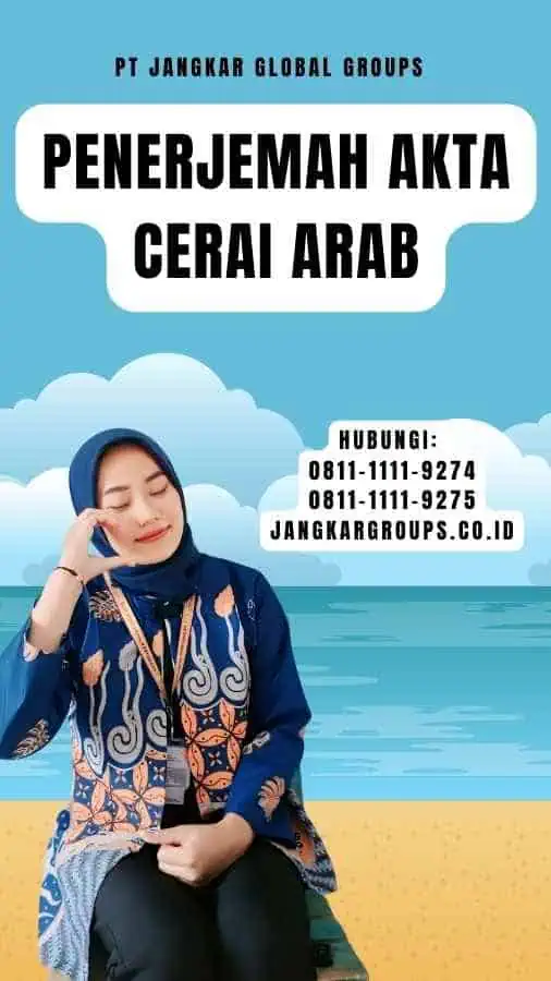 Penerjemah Akta Cerai Arab