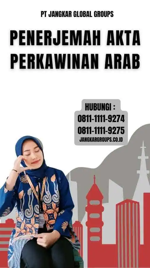 Penerjemah Akta Perkawinan Arab