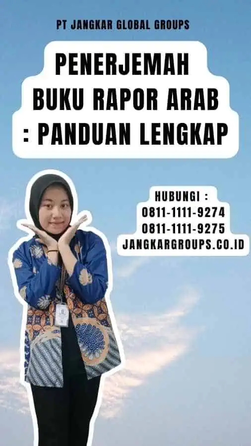 Penerjemah Buku Rapor Arab Panduan Lengkap