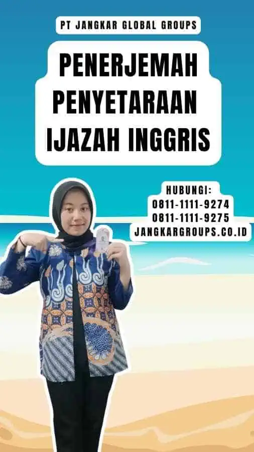 Penerjemah Penyetaraan Ijazah Inggris