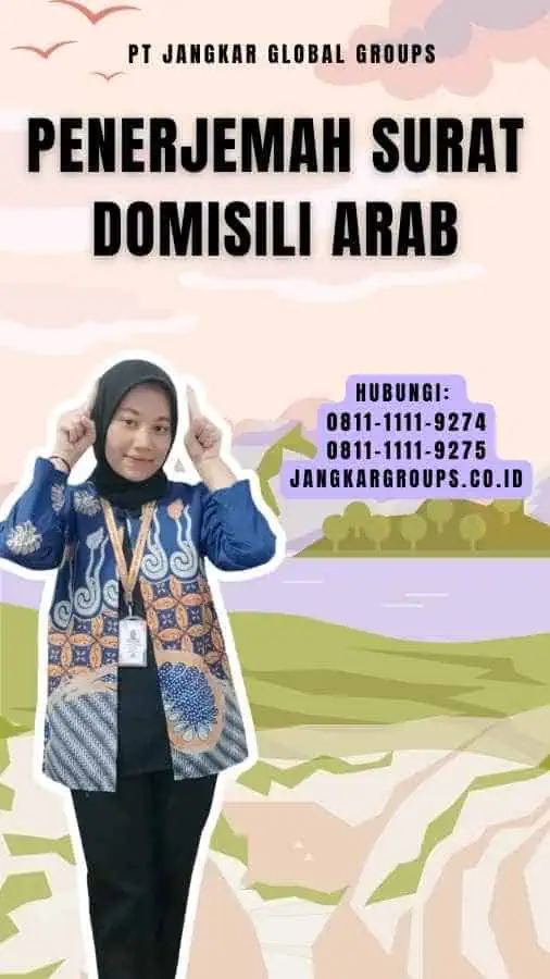 Penerjemah Surat Domisili Arab