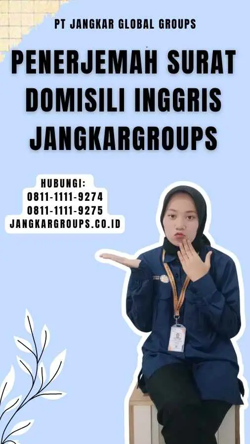 Penerjemah Surat Domisili Inggris Jangkargroups