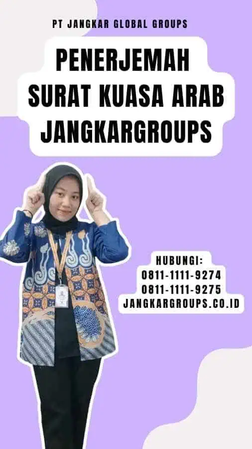 Penerjemah Surat Kuasa Arab Jangkargroups