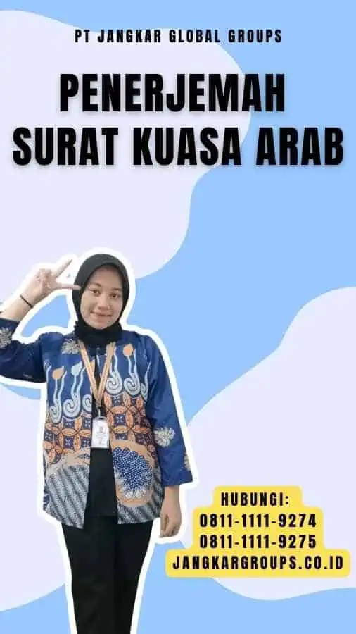 Penerjemah Surat Kuasa Arab