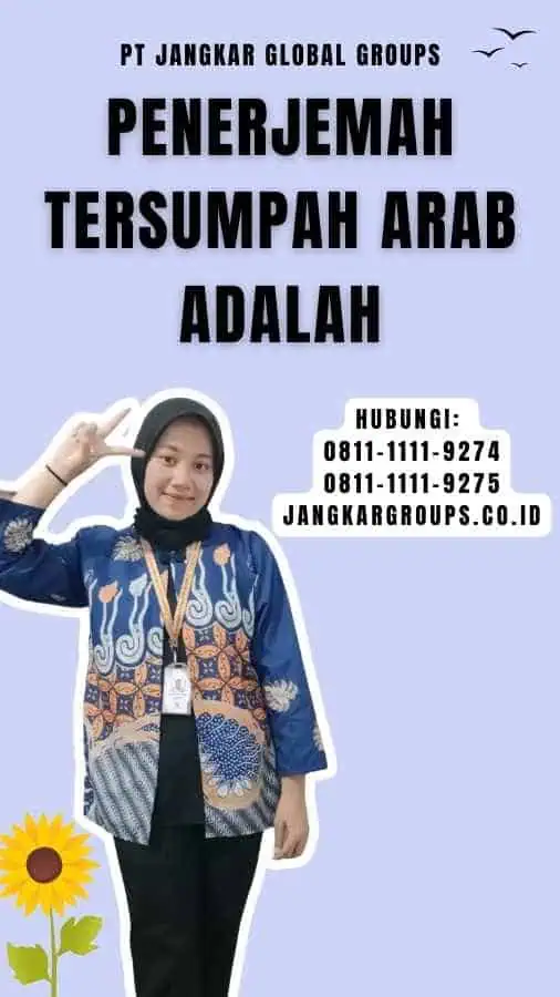 Penerjemah Tersumpah Arab Adalah