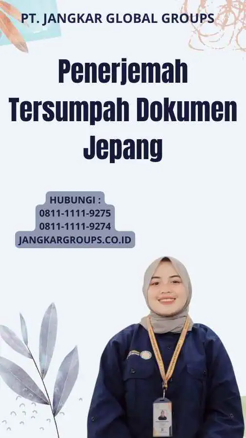 Penerjemah Tersumpah Dokumen Jepang