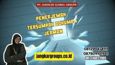 Penerjemah Tersumpah Dokumen Jerman