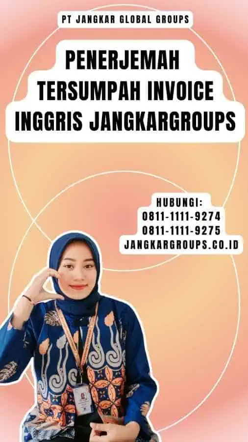 Penerjemah Tersumpah Invoice Inggris Jangkargroups