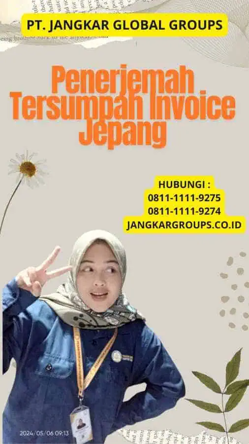 Penerjemah Tersumpah Invoice Jepang