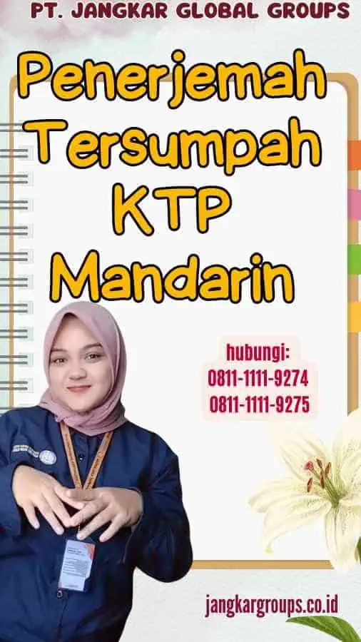 Penerjemah Tersumpah KTP Mandarin