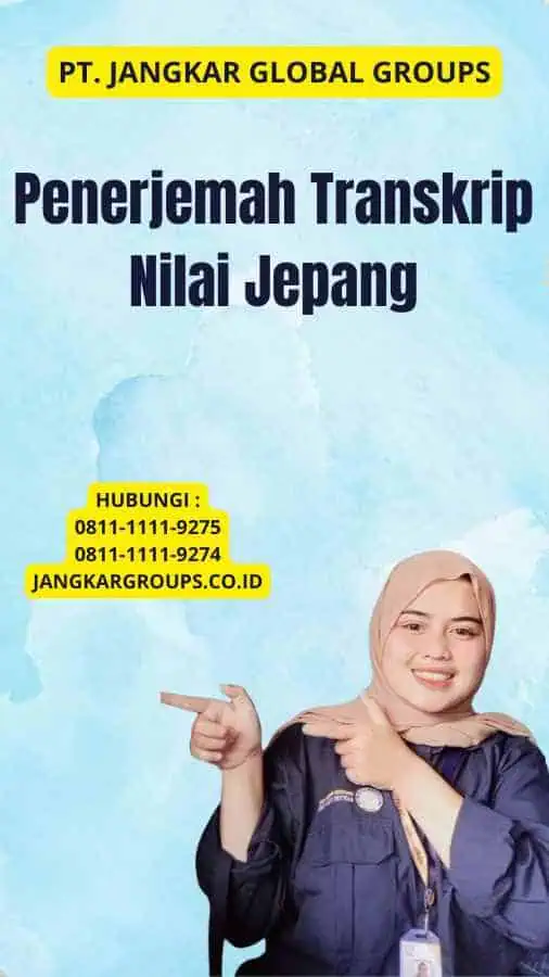 Penerjemah Transkrip Nilai Jepang