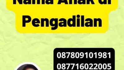 Penetapan Nama Anak di Pengadilan