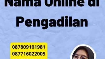 Penetapan Nama Online di Pengadilan