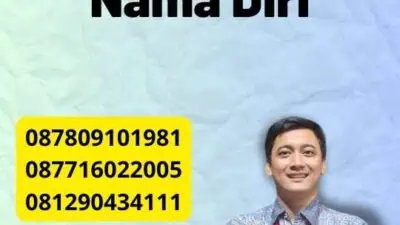 Pengertian Ganti Nama Diri