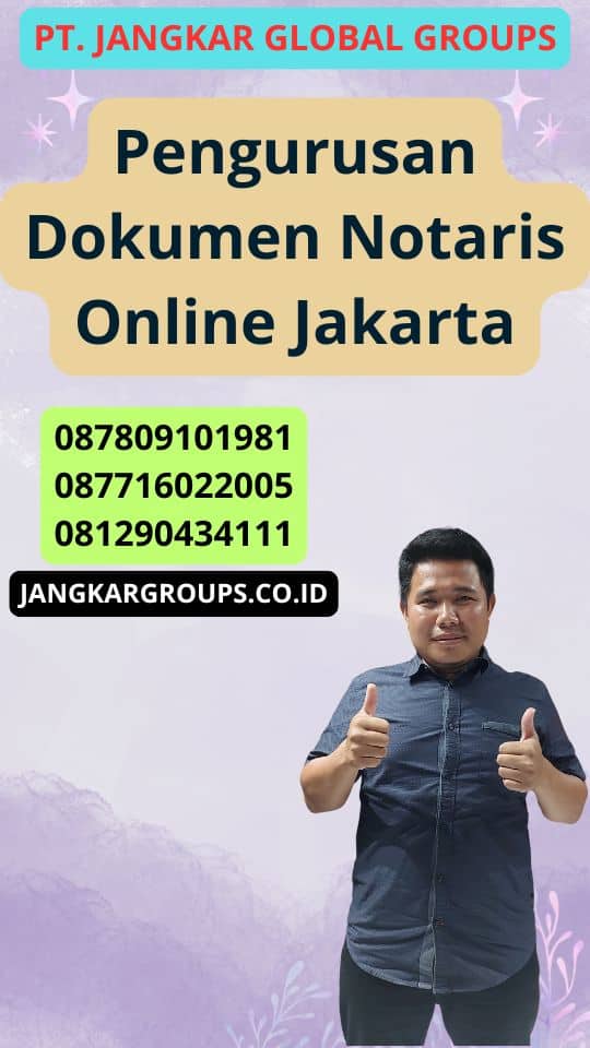 Pengurusan Dokumen Notaris Online Jakarta