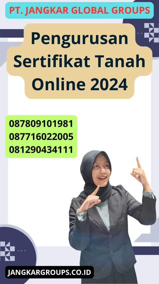 Pengurusan Sertifikat Tanah Online 2024