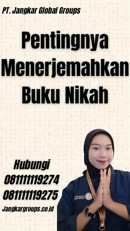 Pentingnya Menerjemahkan Buku Nikah