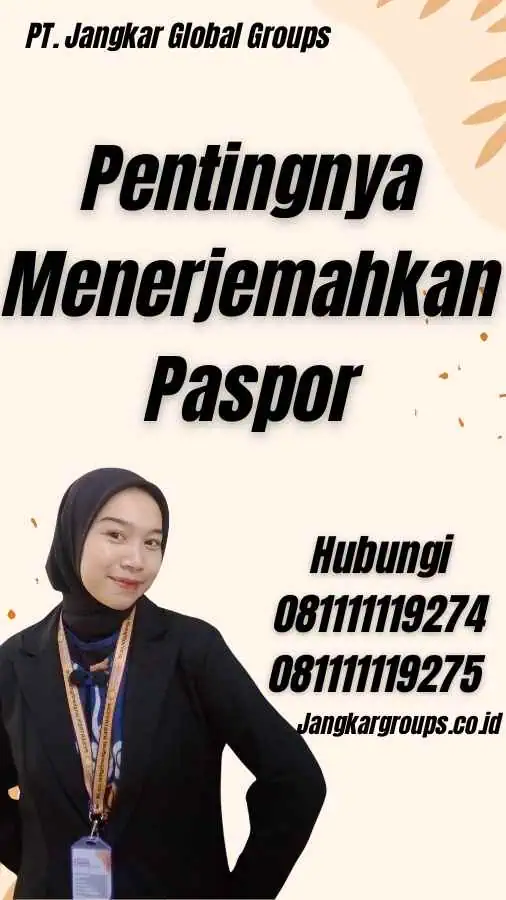 Pentingnya Menerjemahkan Paspor