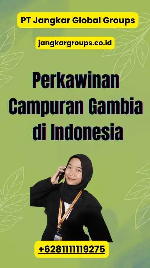 Perkawinan Campuran Gambia di Indonesia