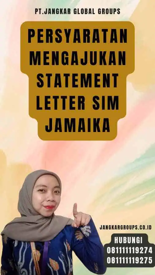 Persyaratan Mengajukan Statement Letter SIM Jamaika