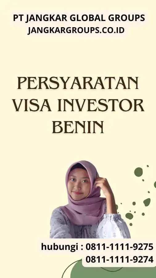 Persyaratan Visa Investor Benin