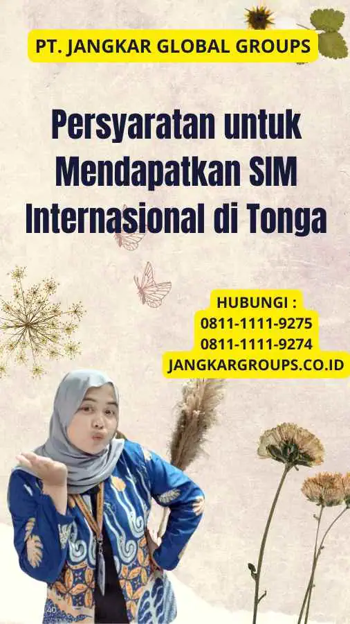 Persyaratan untuk Mendapatkan SIM Internasional di Tonga