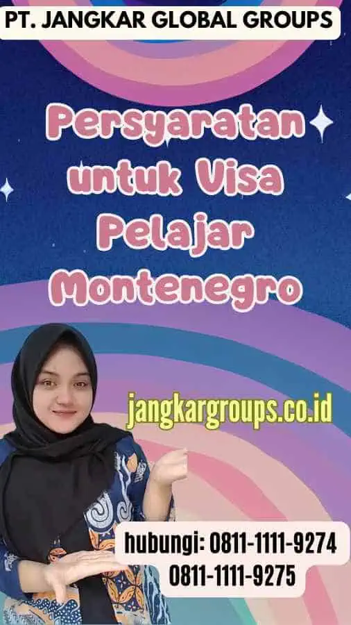 Persyaratan untuk Visa Pelajar Montenegro