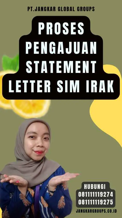 Proses Pengajuan Statement Letter SIM Irak