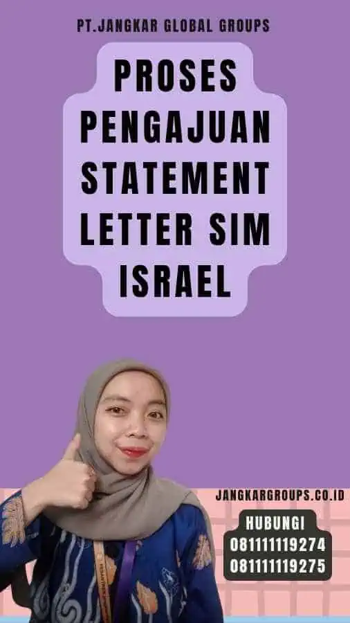 Proses Pengajuan Statement Letter SIM Israel