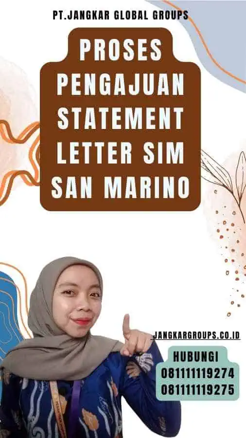 Proses Pengajuan Statement Letter SIM San Marino