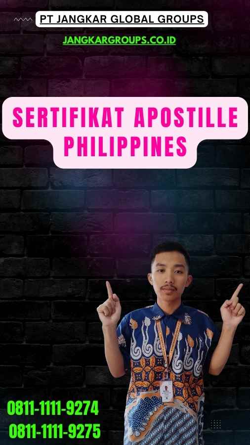 Sertifikat Apostille Philippines
