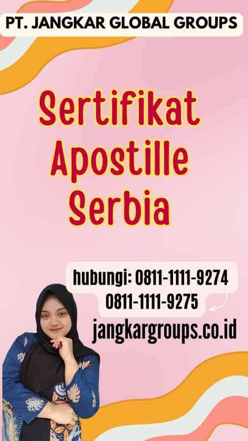 Sertifikat Apostille Serbia