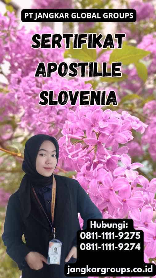 Sertifikat Apostille Slovenia