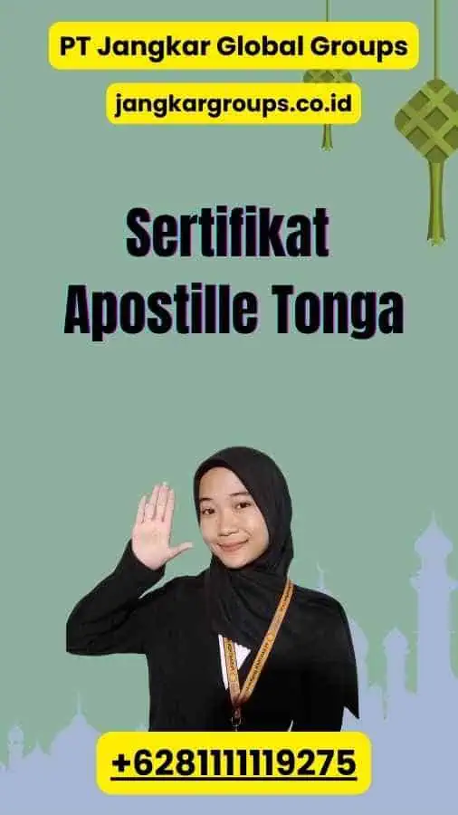 Sertifikat Apostille Tonga