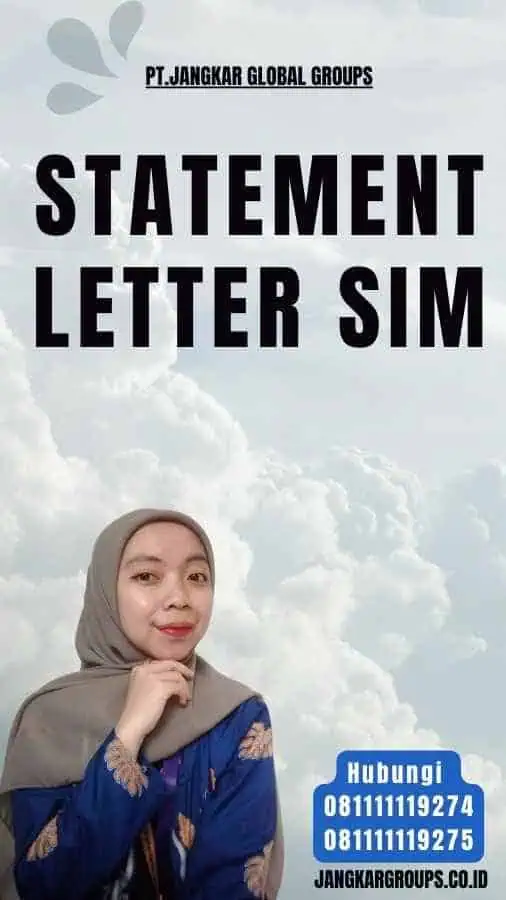 Statement Letter SIM