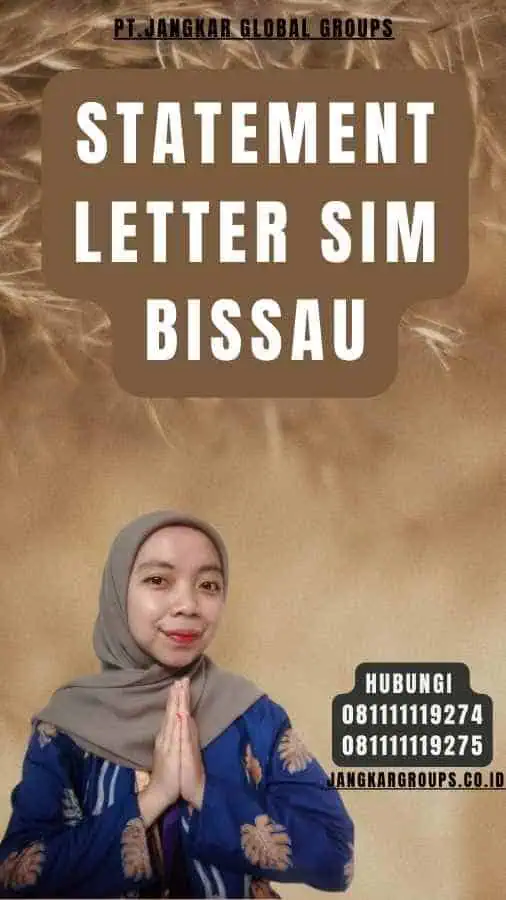 Statement Letter SIM Bissau