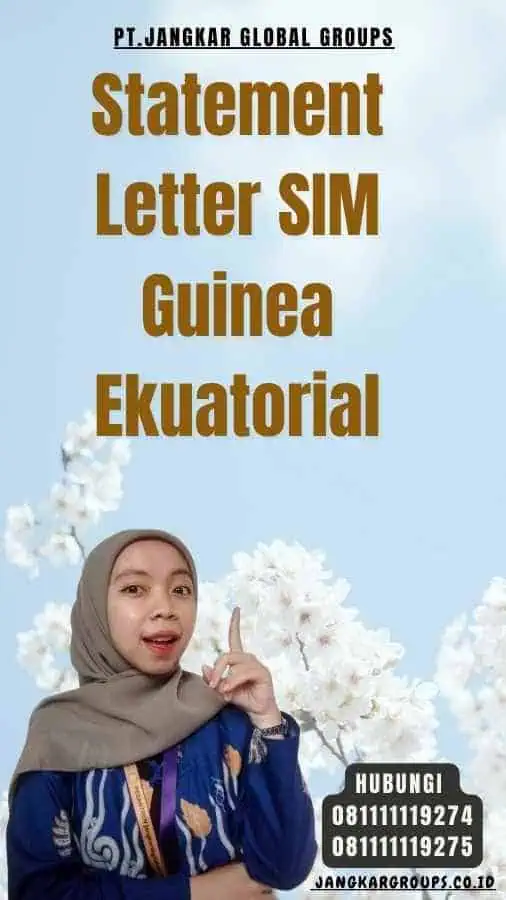 Statement Letter SIM Guinea Ekuatorial