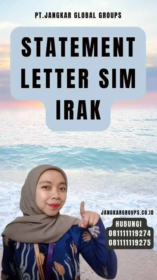 Statement Letter SIM Irak