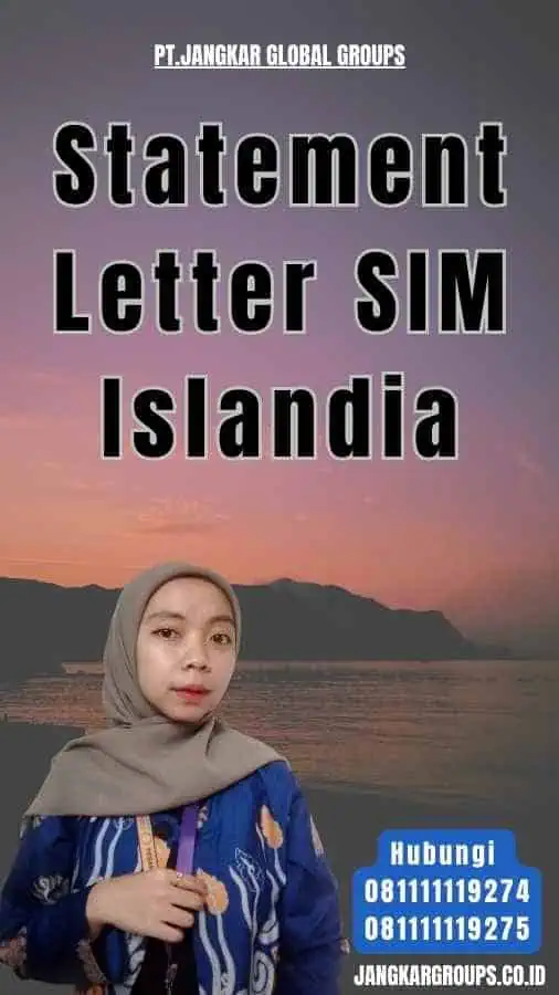 Statement Letter SIM Islandia