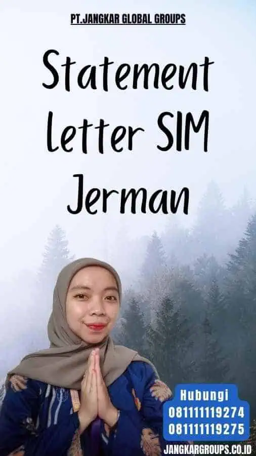 Statement Letter SIM Jerman