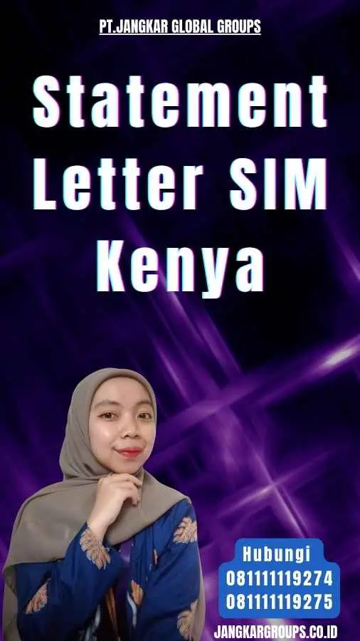 Statement Letter SIM Kenya