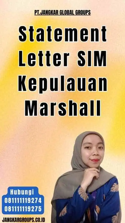 Statement Letter SIM Kepulauan Marshall