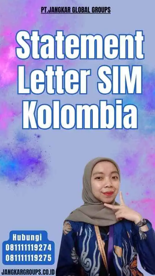 Statement Letter SIM Kolombia