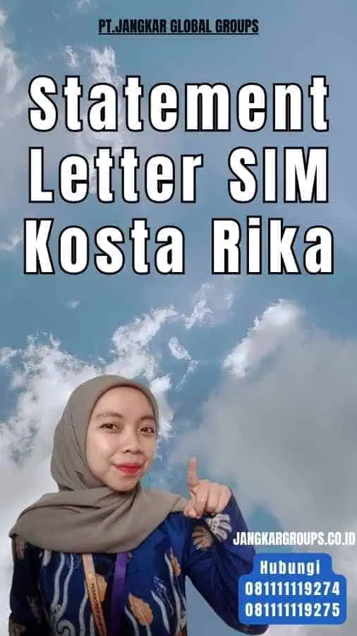 Statement Letter SIM Kosta Rika